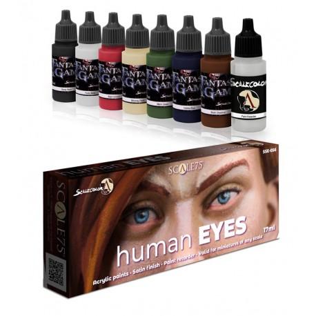 ScaleColor - Human Eyes Paint Set SSE-056