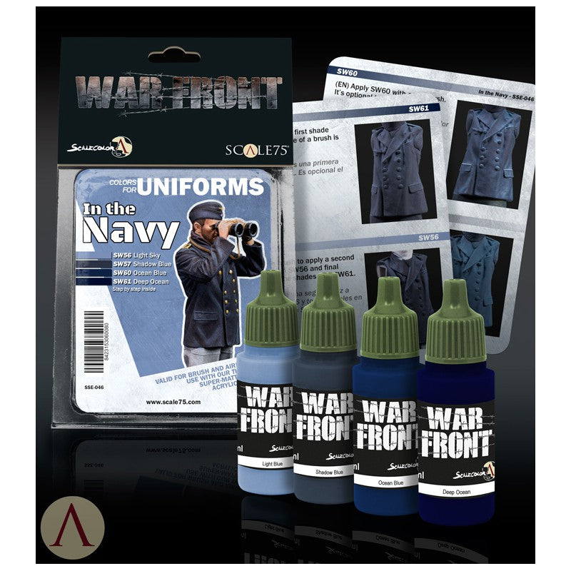 ScaleColor Warfront - In The Navy Paint Set SSE-046