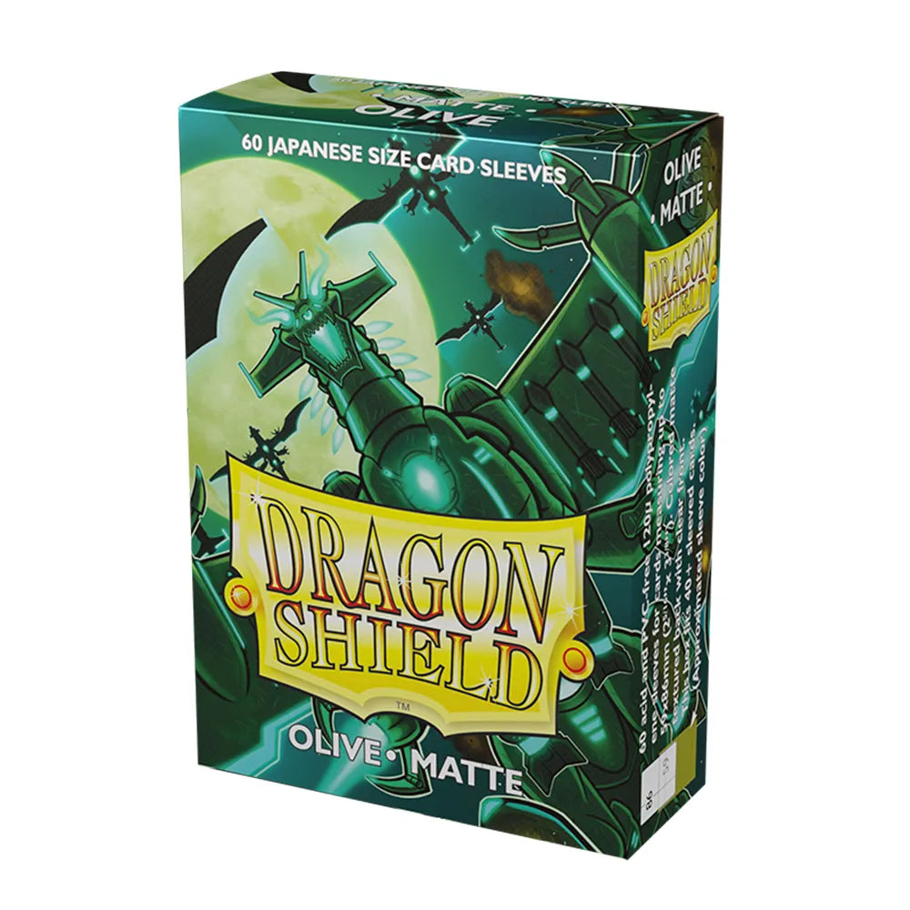 Dragon Shield: Matte Sleeves Japanese - Olive (60ct)
