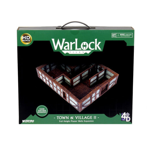Warlock Tiles: Town & Village II Full Height Plaster Walls Expansion