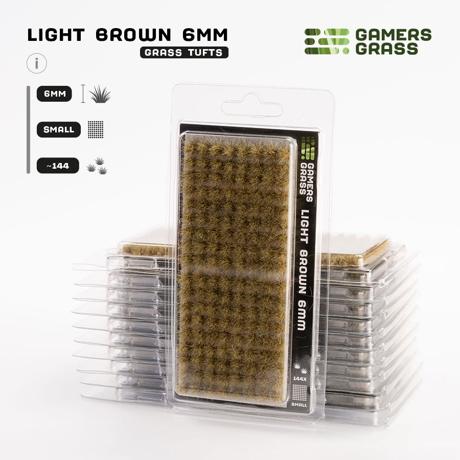 GamersGrass: Small - Light Brown (6mm)