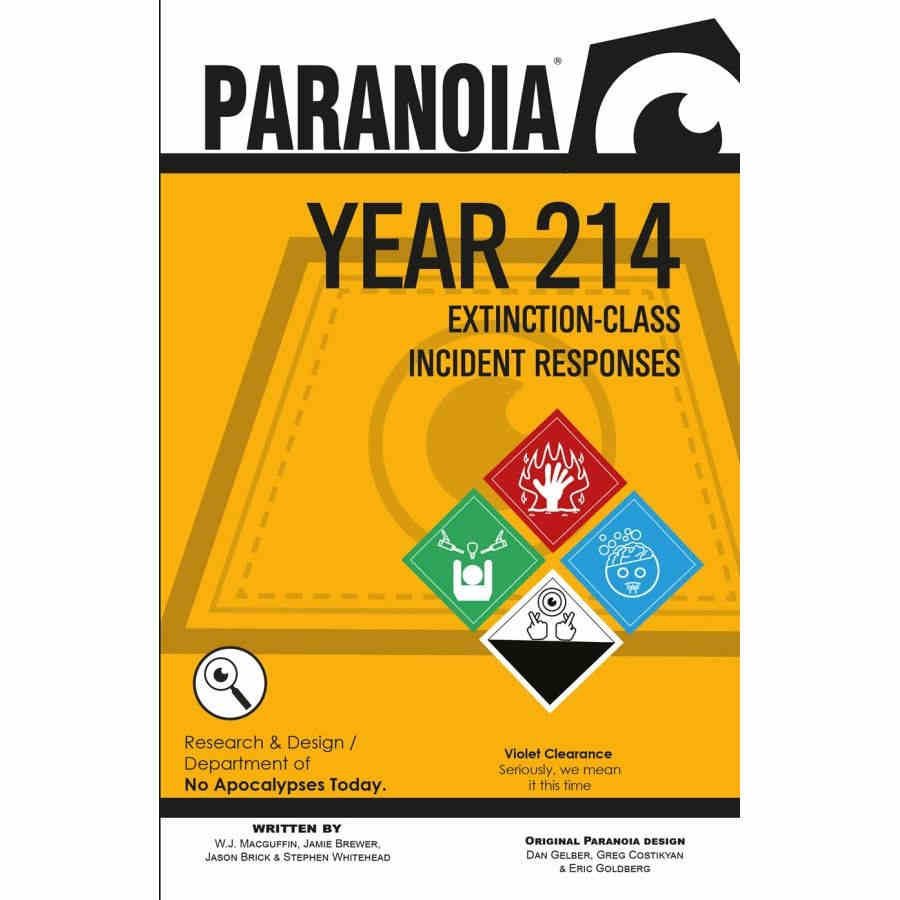 Paranoia: Extinction-Class Incident