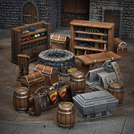 Terrain Crate: Dungeon Essentials painted example