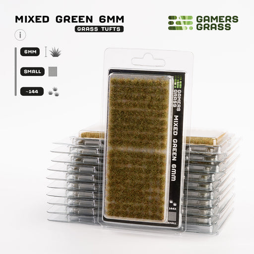 GamersGrass: Small - Mixed Green (6mm)