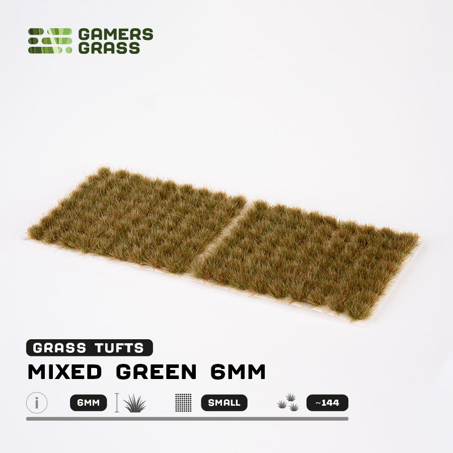 GamersGrass: Small - Mixed Green (6mm)