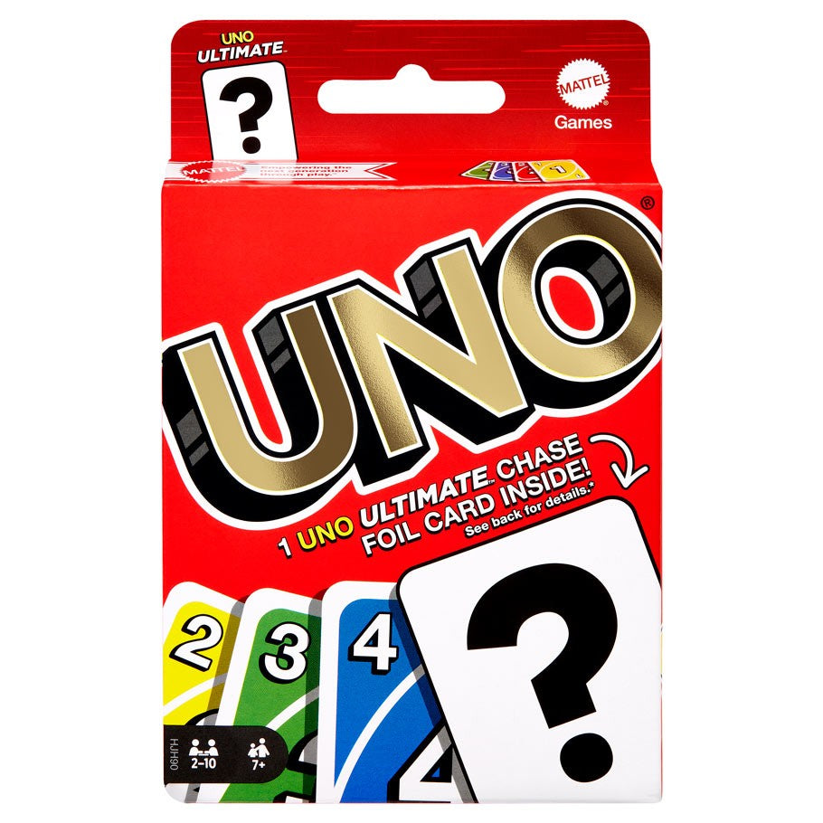 Uno Card Game With Marvel Ultimate Foil Card