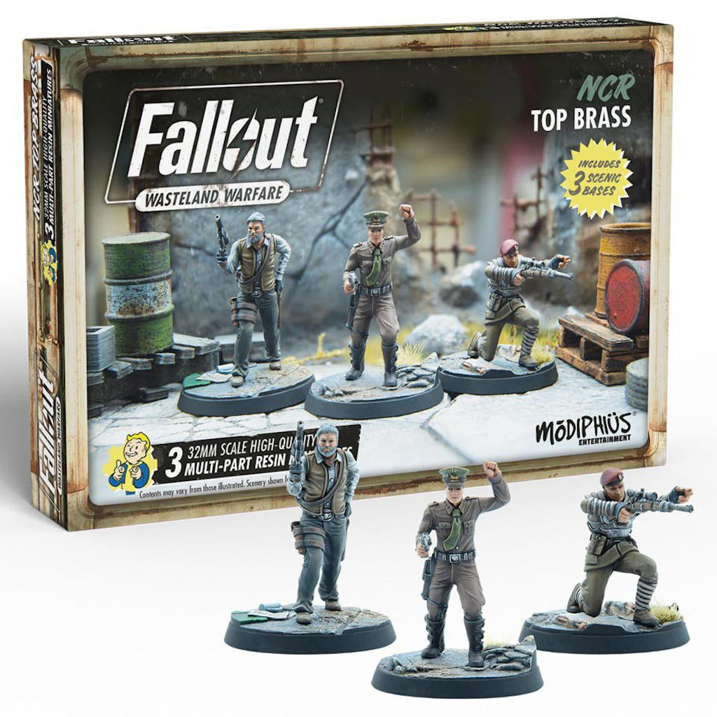 Fallout Wasteland Warfare: NCR Top Brass