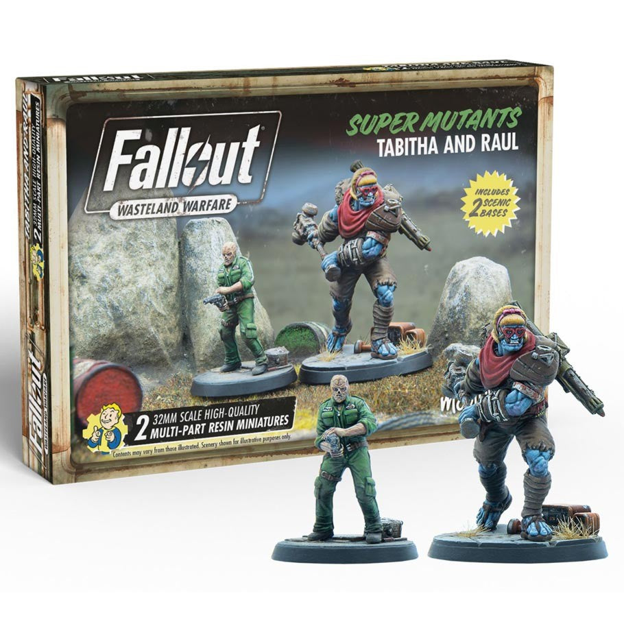 Fallout Wasteland Warfare: Super Mutant - Tabitha & Raul