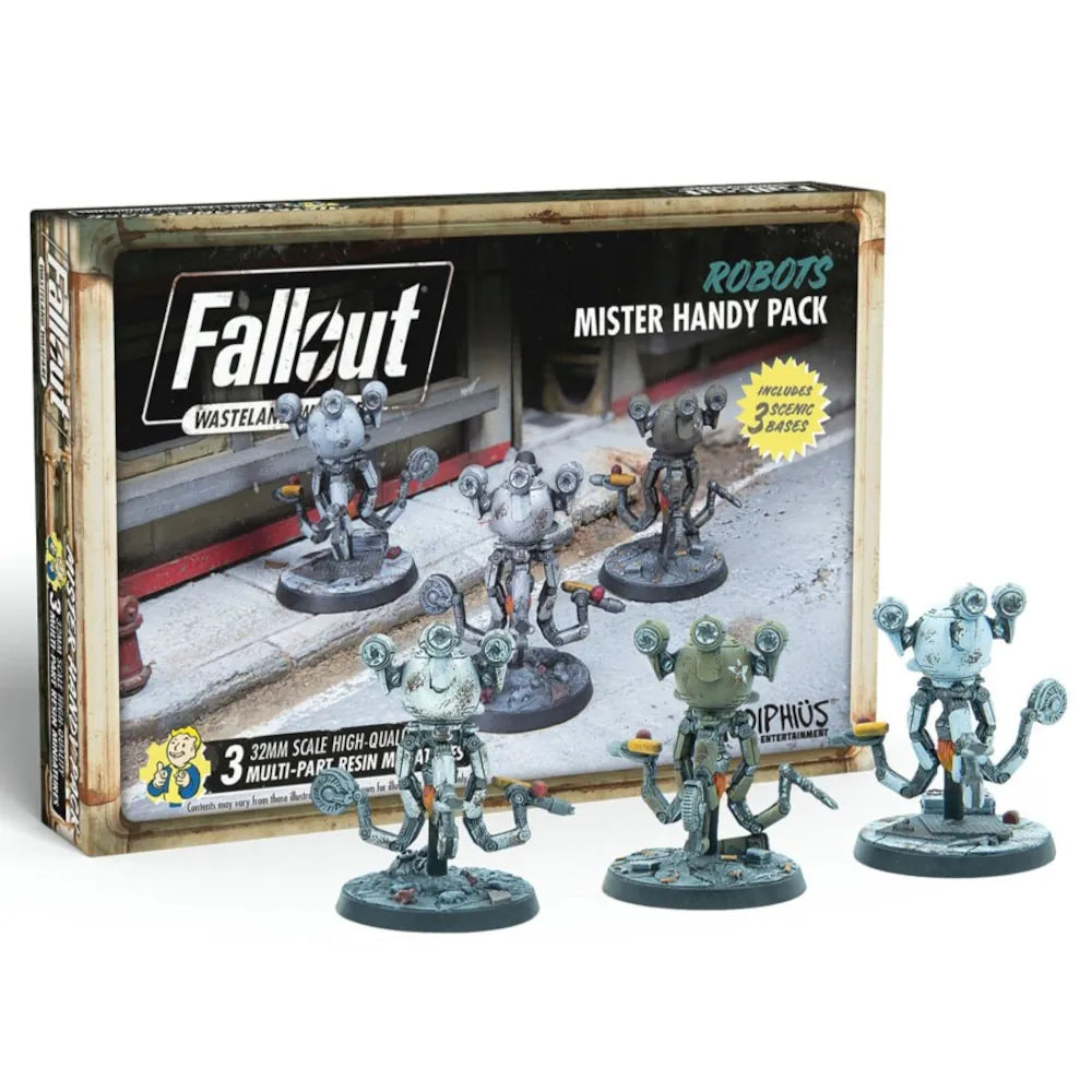 Fallout Wasteland Warfare: Robots Mr Handy Pack