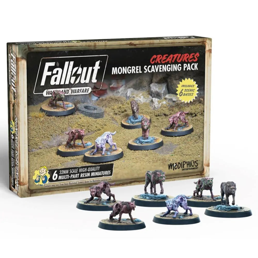 Fallout Wasteland Warfare: Mongrel Scavenging Pack