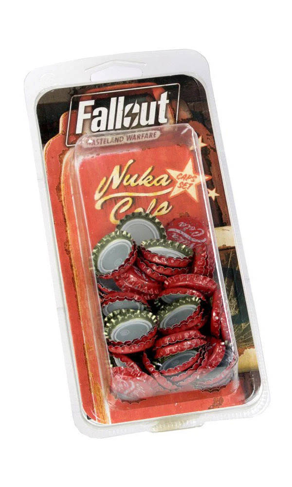 Fallout Wasteland Warfare:  Nuka Cola Caps Set Revised