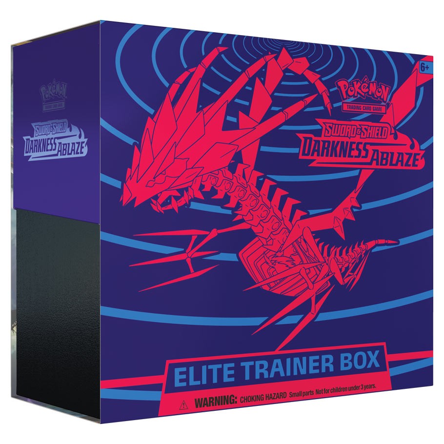 Pokémon Sword & Shield: Darkness Ablaze - Elite Trainer Box.