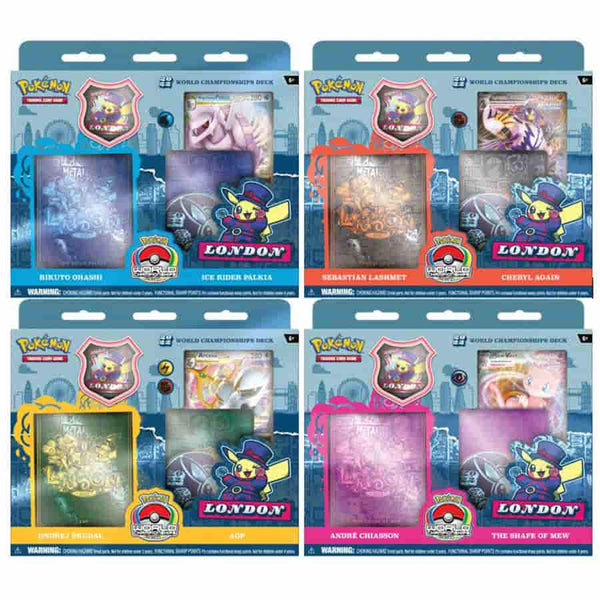 世界選手権デッキ4種　World Championship Decks まとめ 2019 Pokemon SET OF ALL (4) World Championship Sealed Decks