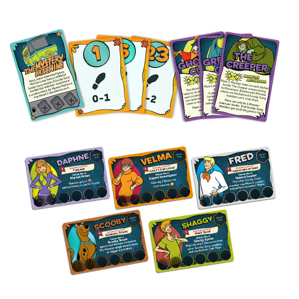 Scooby-Doo: The Board Game cards