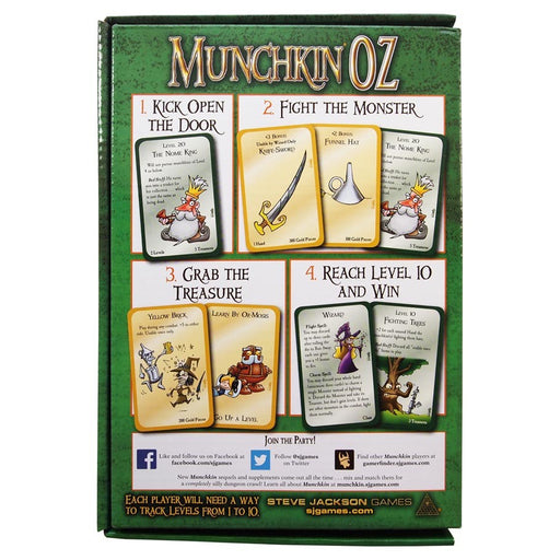 Munchkin Oz back of the box