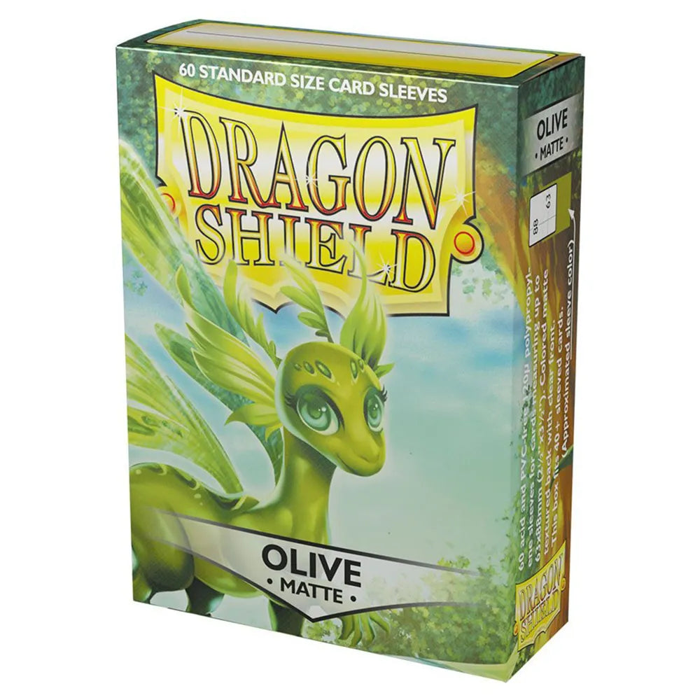 Dragon Shield: Matte Sleeves - Olive (60ct)