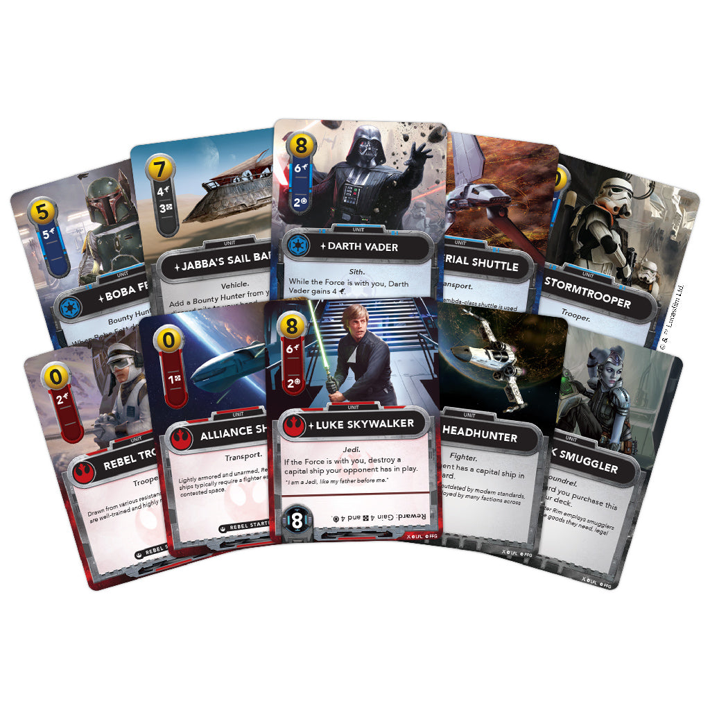 Star Wars: The Deck Building Game cards