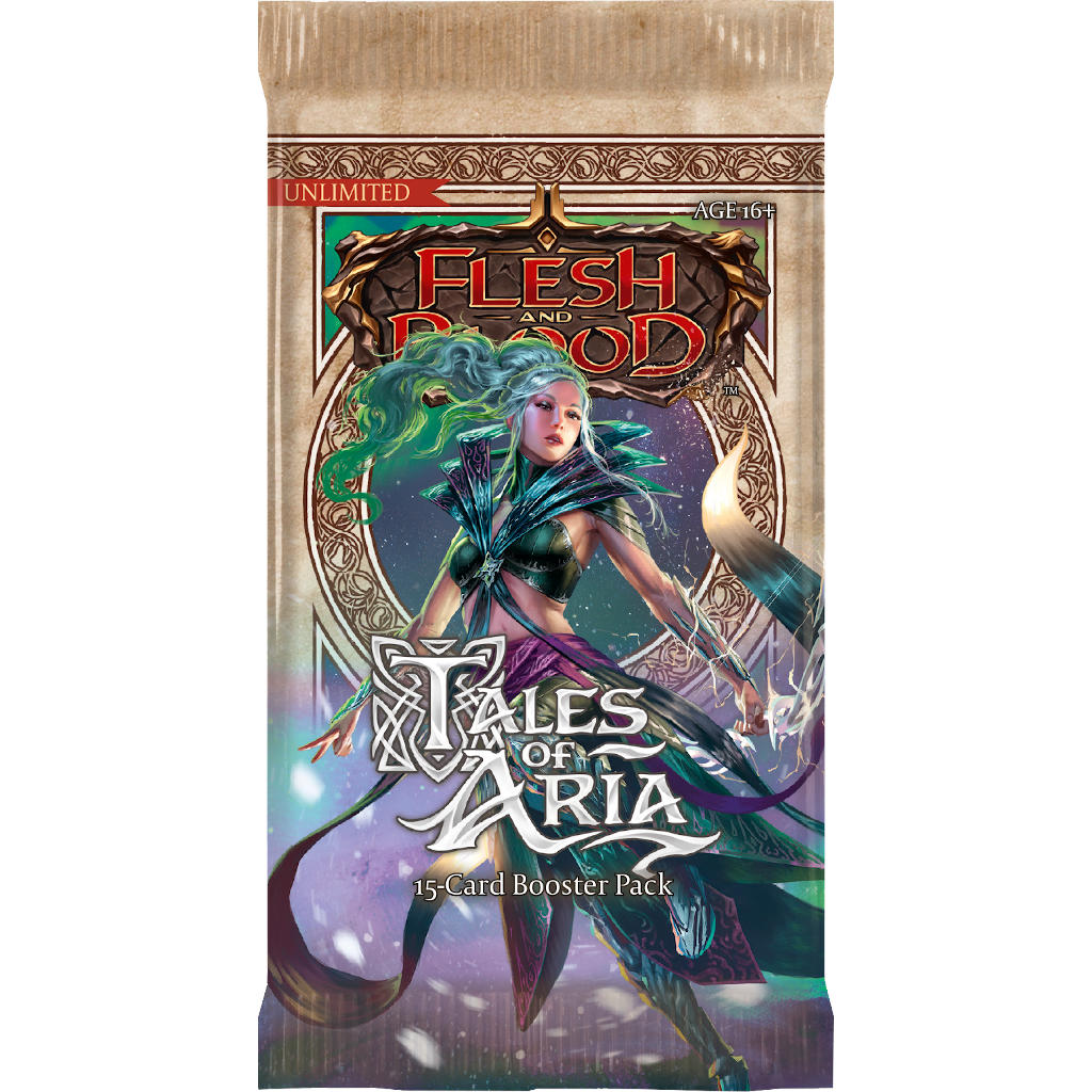 Flesh & Blood: Tales of Aria - Unlimited Booster Pack Flesh & Blood: Tales of Aria - Unlimited Booster Pack