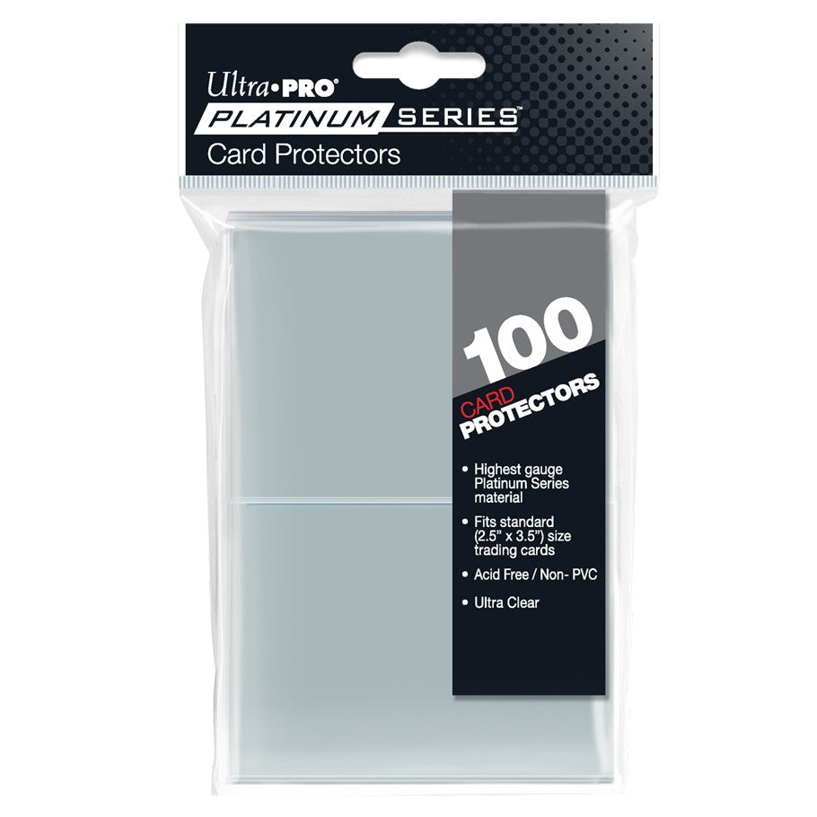 Platinum Series Standard Size Card Protector Sleeves: Clear (100 ct)