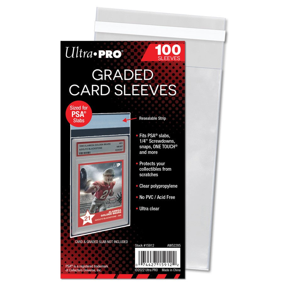 PSA Graded Card Card Sleeves (100 ct)
