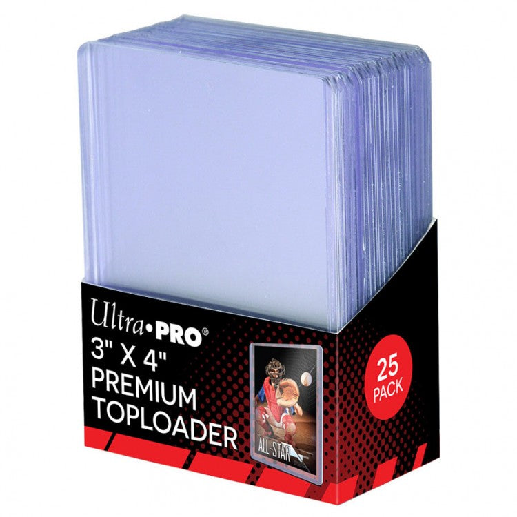 Ultra Pro: TopLoader - 3x4 Hard Sleeves Premium (25)