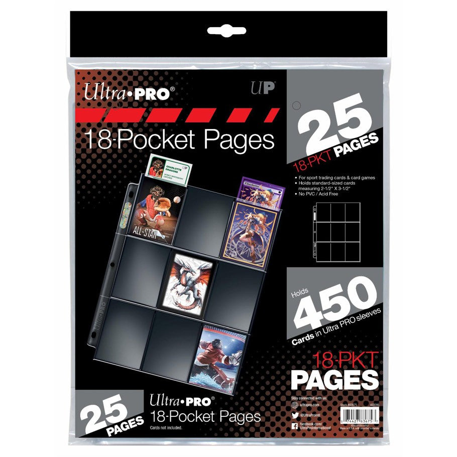 Ultra Pro: 18 Pockets Silver Series (25)