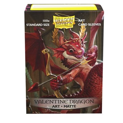 Dragon Shield: Non Glare Sleeves - Matte Limited Edition Valantine Dragon (100ct)