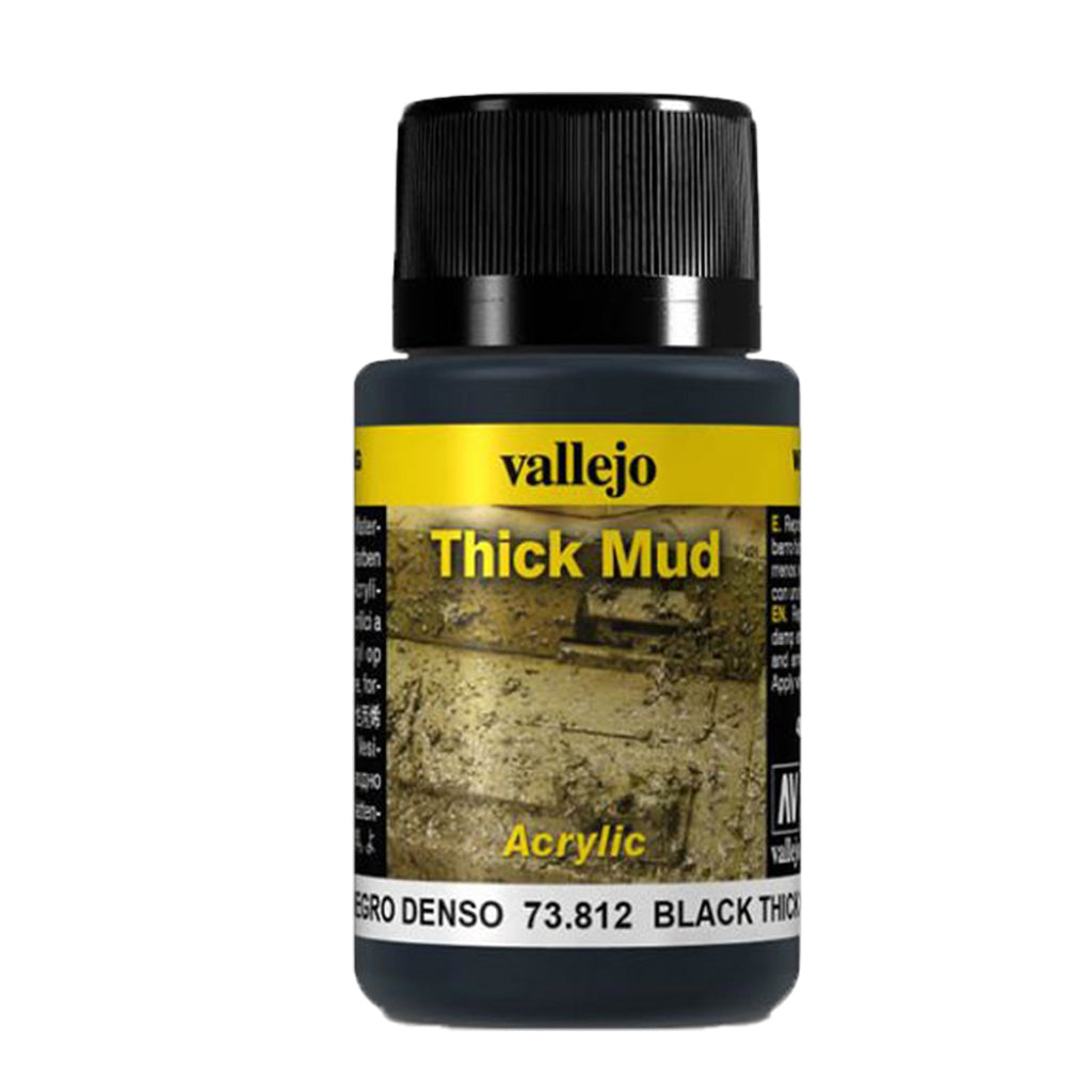 Vallejo Weathering Effects - Black Thick Mud (40ml)
