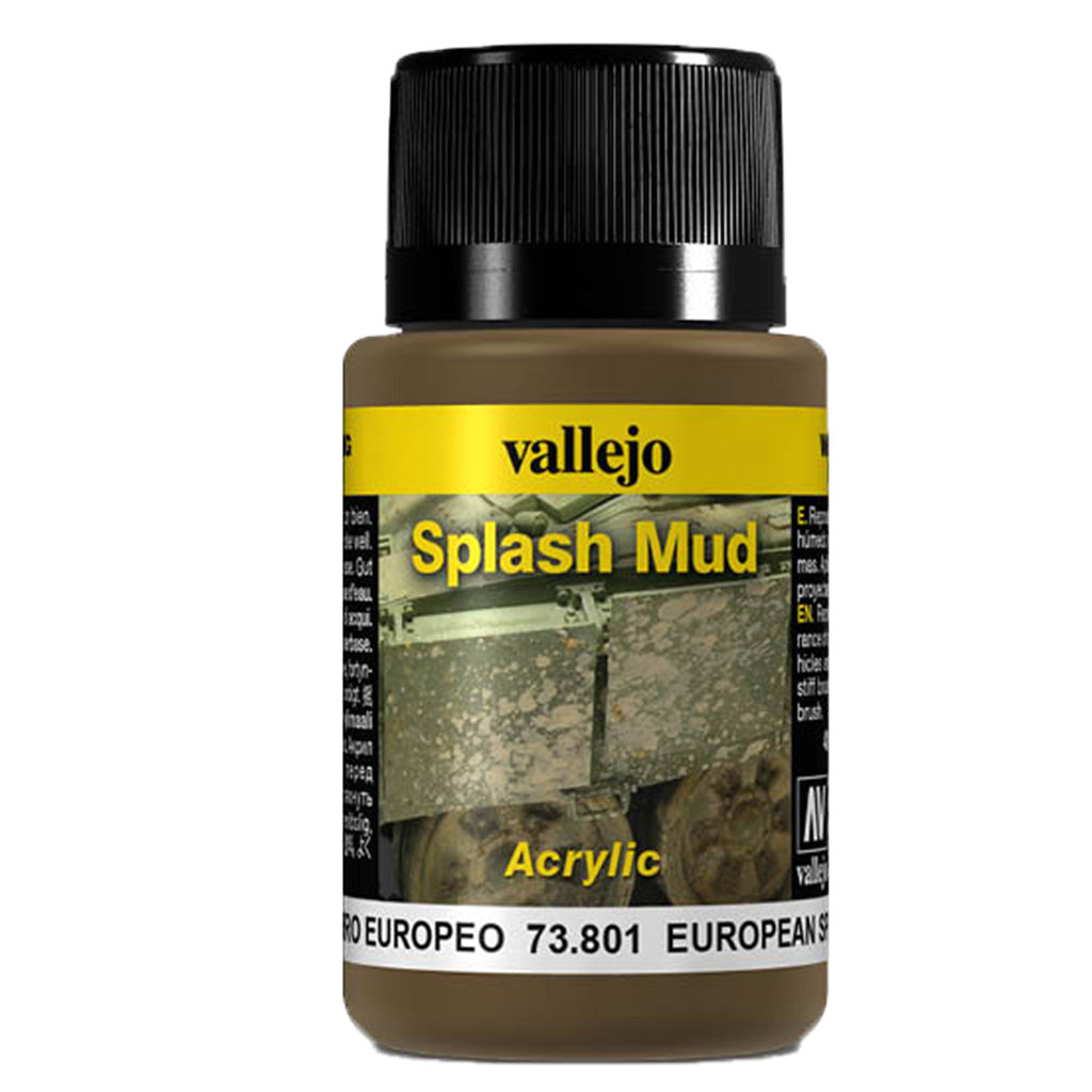 Vallejo Weathering Effects - European Splash Mud (40ml)
