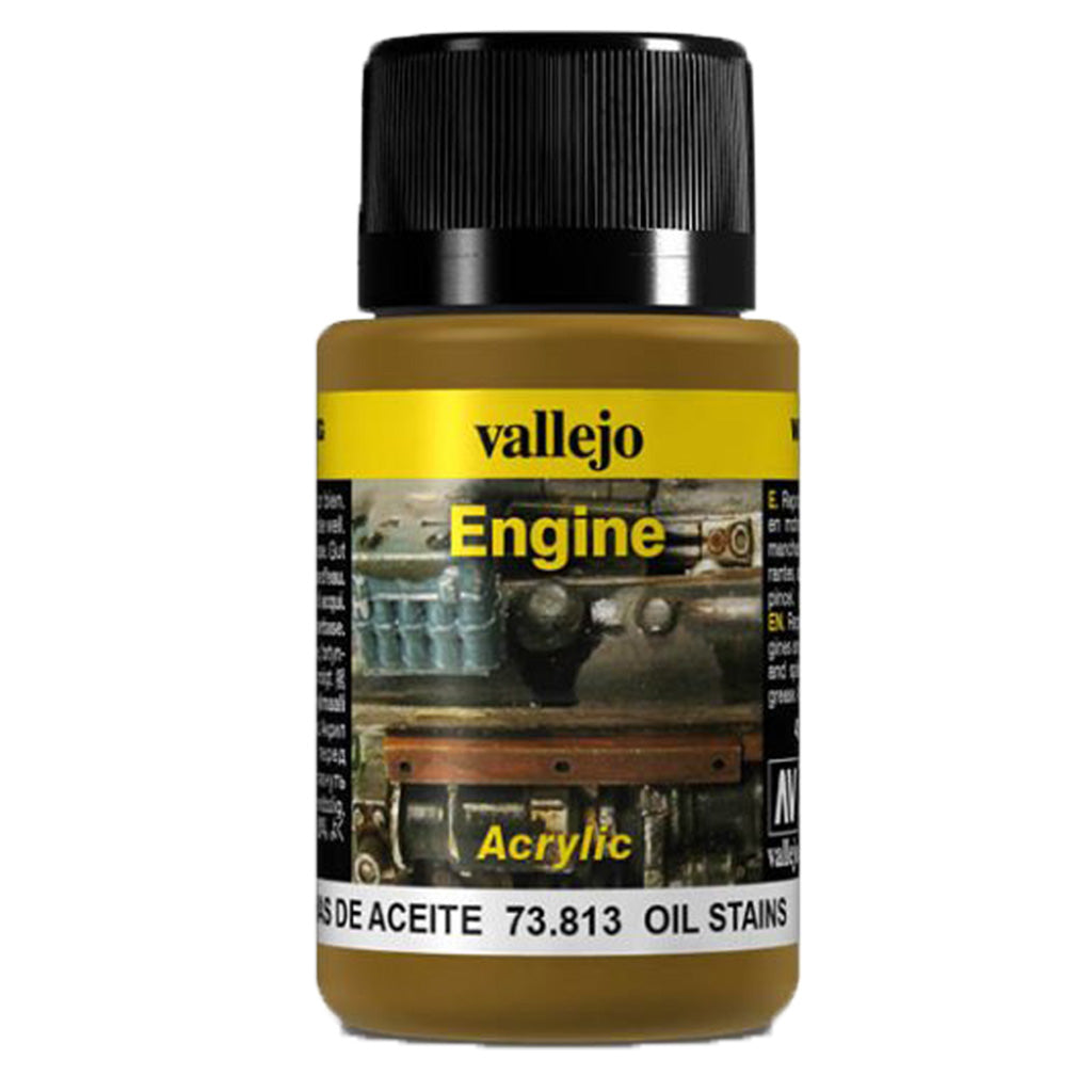 Vallejo Weathering Effects - Oil Stains (40ml)