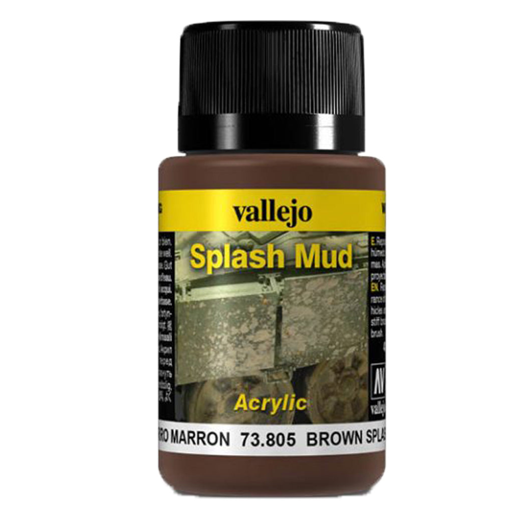 Vallejo Weathering Effects - Brown Splash Mud (40ml)