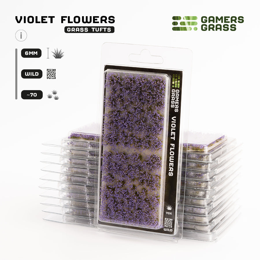 GamersGrass: Flowers and Shrubs - Violet Flowers