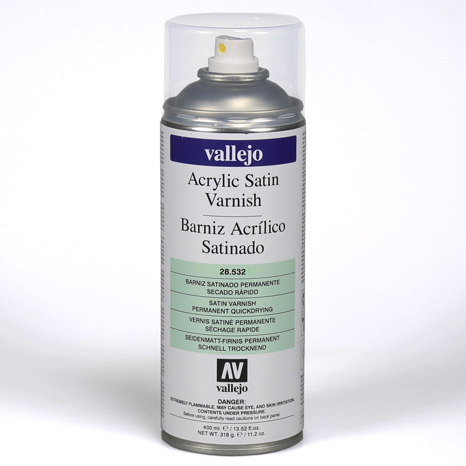 Vallejo: Spray - Acrylic Satin Varnish (400ml)