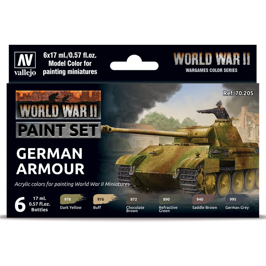 Vallejo Model Color WWII Set - German Armour