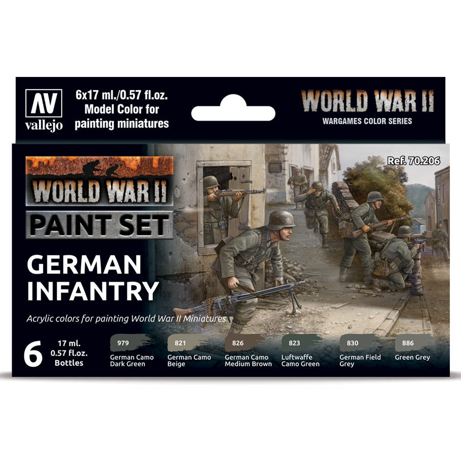 Vallejo Model Color WWII Set - German Infantry