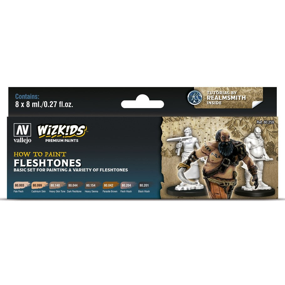 WizKids Premium set by Vallejo: Fleshtones