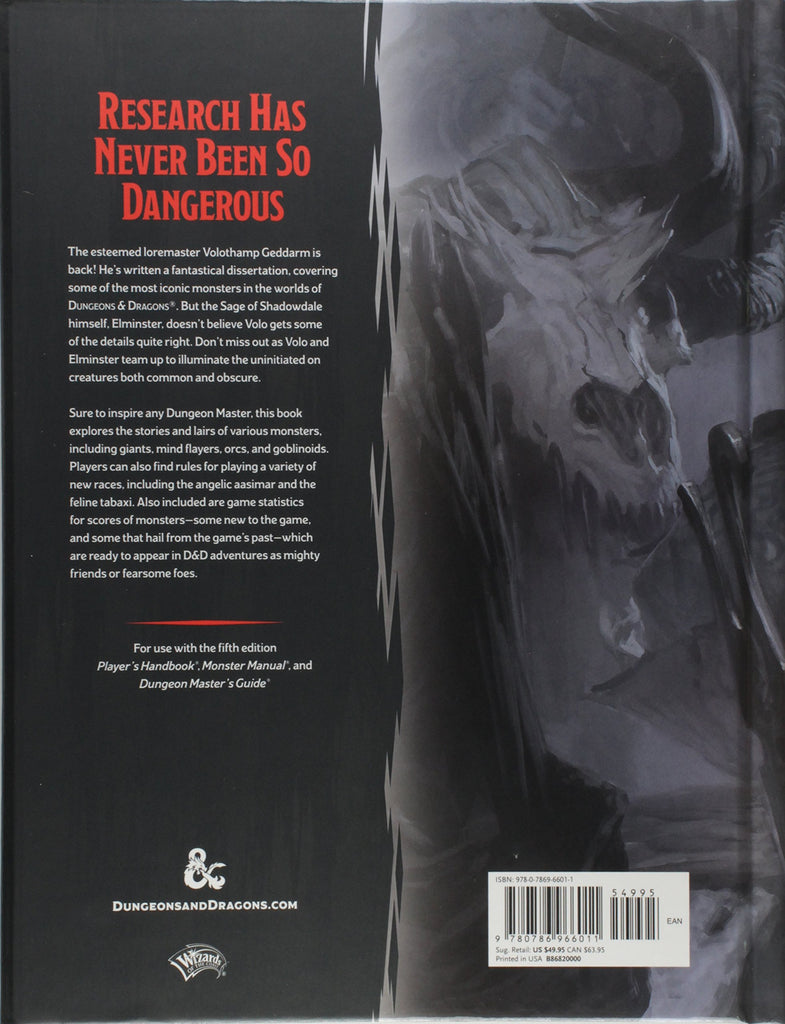 volo's guide to monsters book Over the Brick – Dungeons & Dragons: 5th Edition