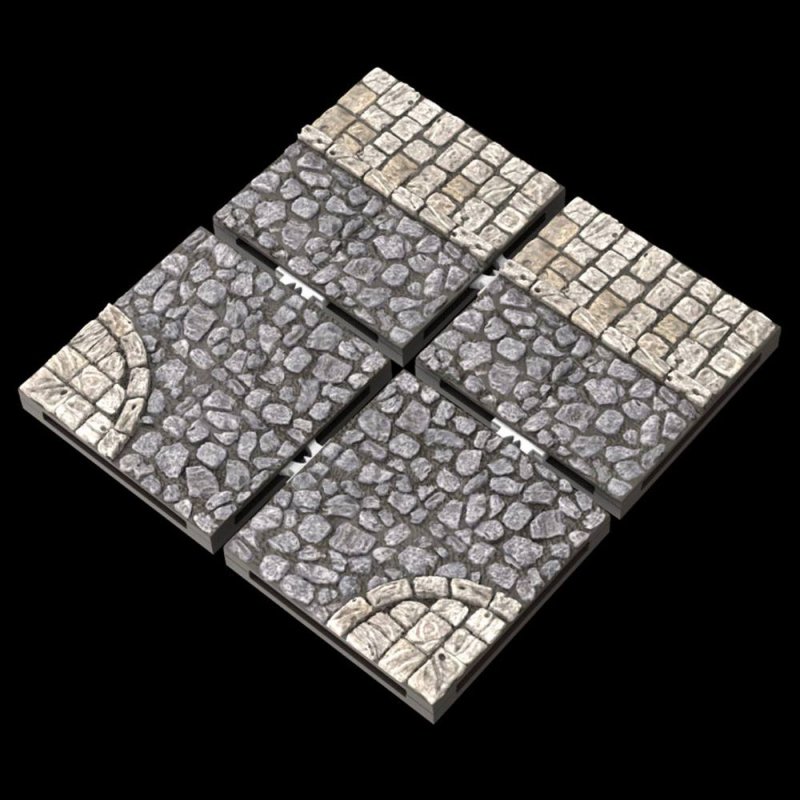 Warlock Tiles: Town & Village III Town Square