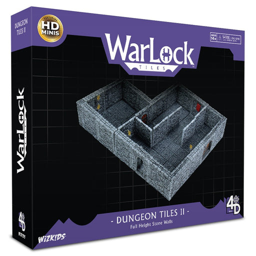 Warlock Tiles: Dungeon Tiles II Full Height Stone Walls