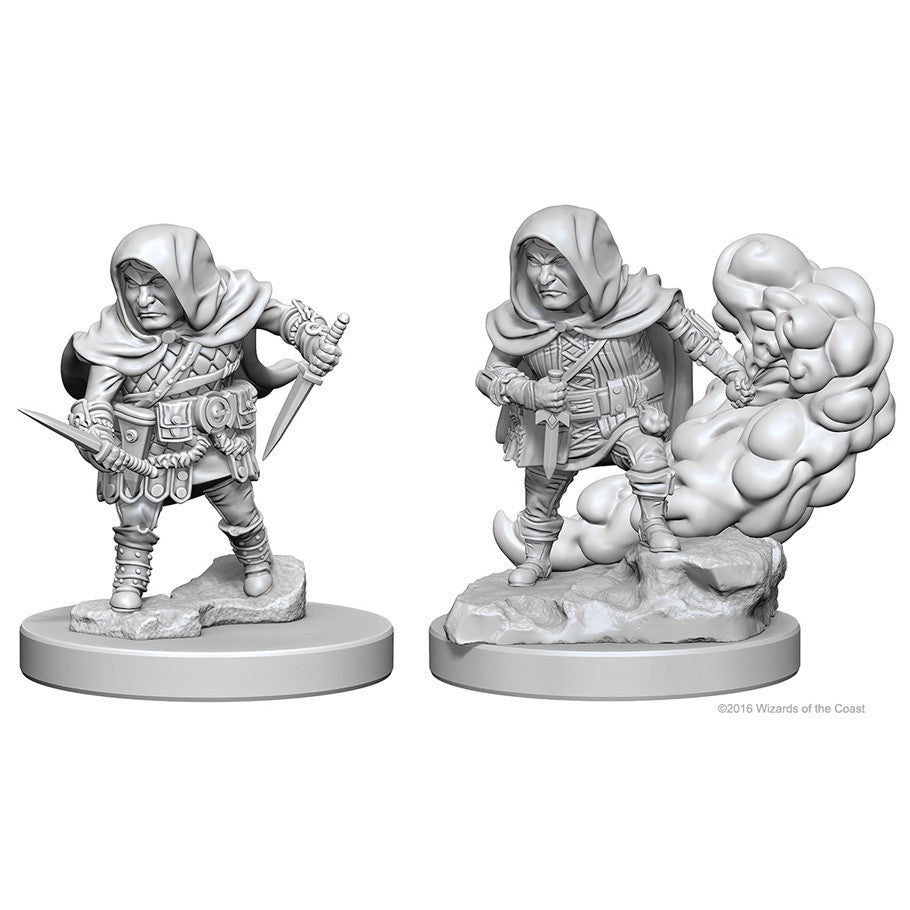 D&D Nolzur's Marvelous Unpainted Miniatures: Halfling Male Rogue (2)