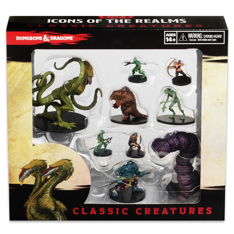 D&D Icons of the Realms: Classic Creatures Box Set content