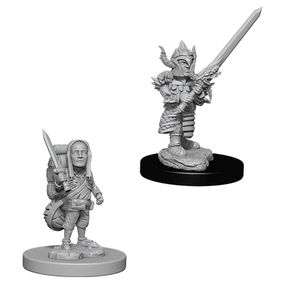 D&D Nolzur's Marvelous Unpainted Miniatures: Male Halfing Fighter