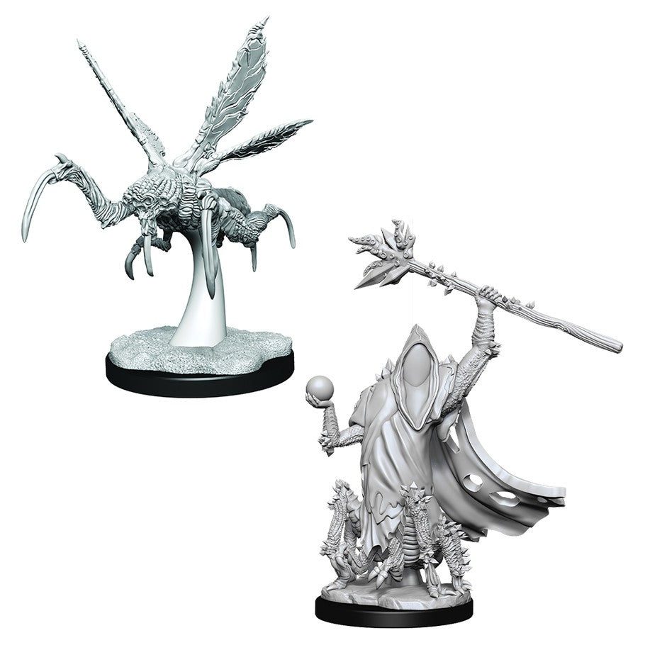 Critical Role Unpainted Miniatures: Core Spawn Emissary and Seer