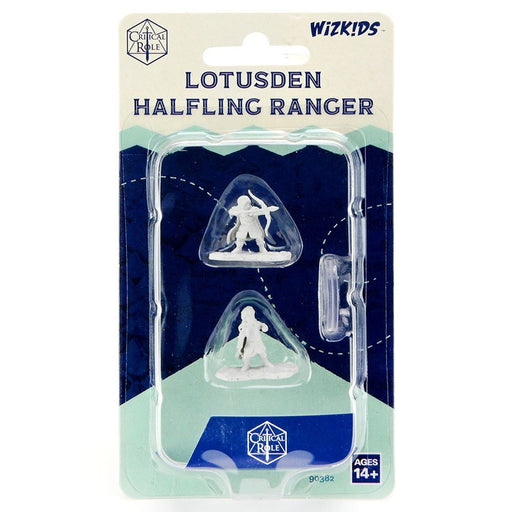 Critical Role Unpainted Miniatures:  Lotusden Halfling Ranger Male (2)
