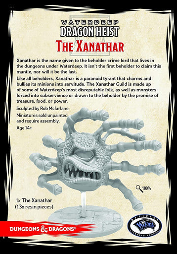 Gale Force 9 Xanathar Back of the Box