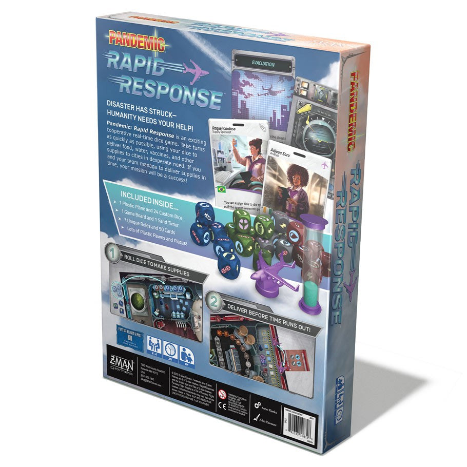 Pandemic: Rapid Response back of the box