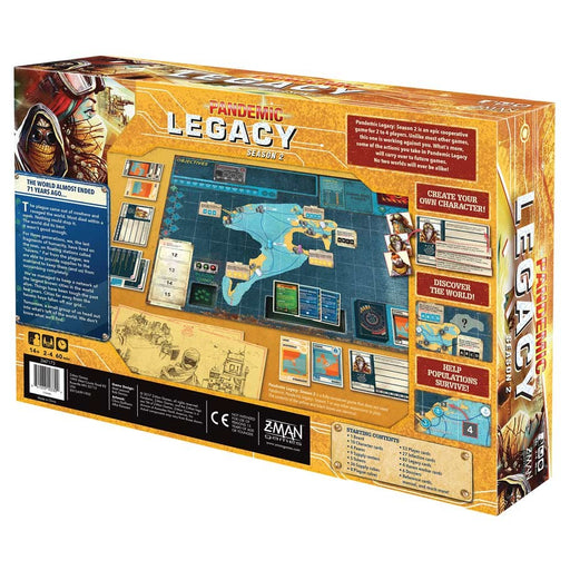 Copy of Pandemic: Legacy Season 2 (Yellow Edition) back of the box